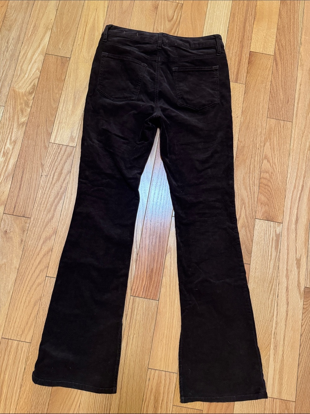 Frame Le Mini Boot Slit Brown Corduroy Jean Pant size 29 - Picture 4 of 5